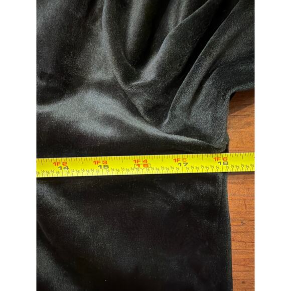 NWT Juicy Couture OG Big Bling Velour Zip-Up Hoodie Black Size Large - Picture 3 of 9